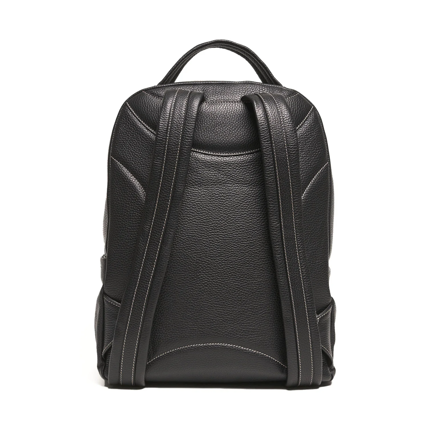 BACKPACK IN BLACK LEATHER - Image 3