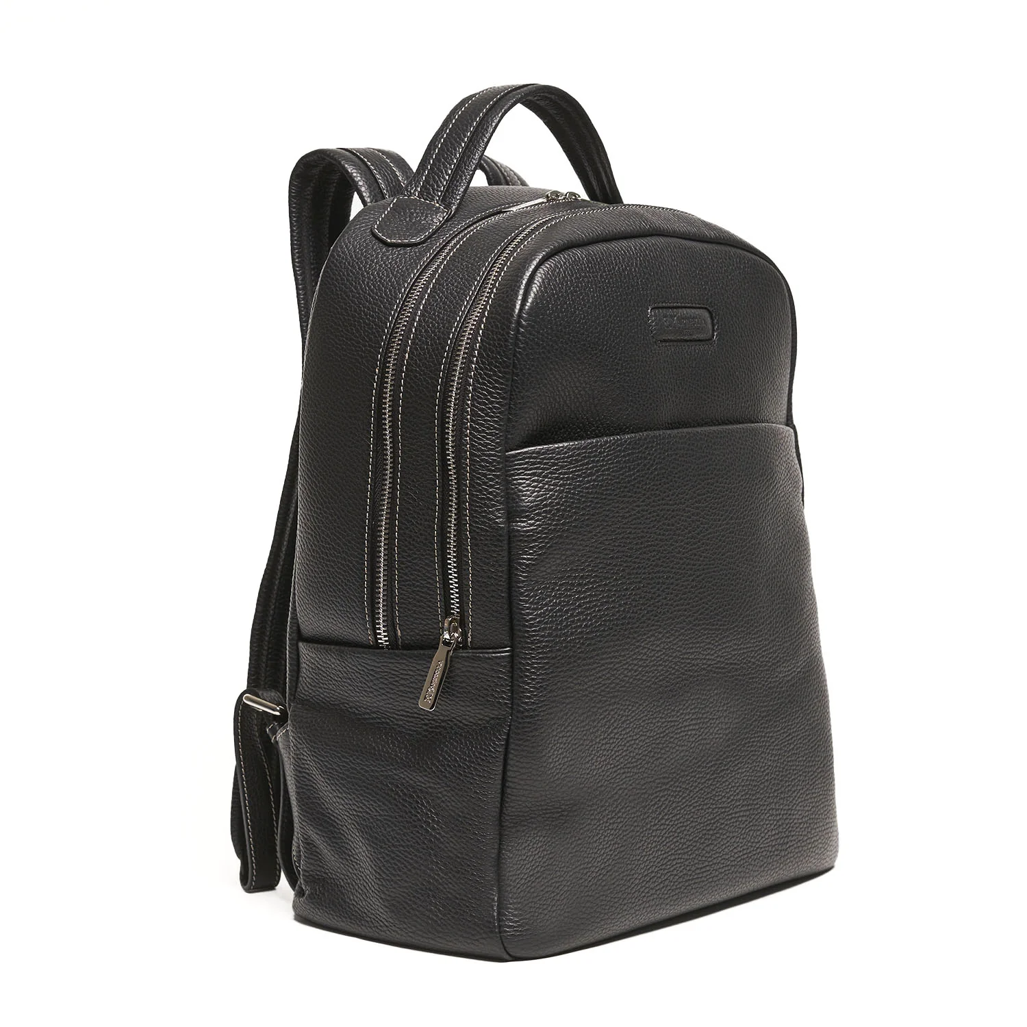 BACKPACK IN BLACK LEATHER - Image 4