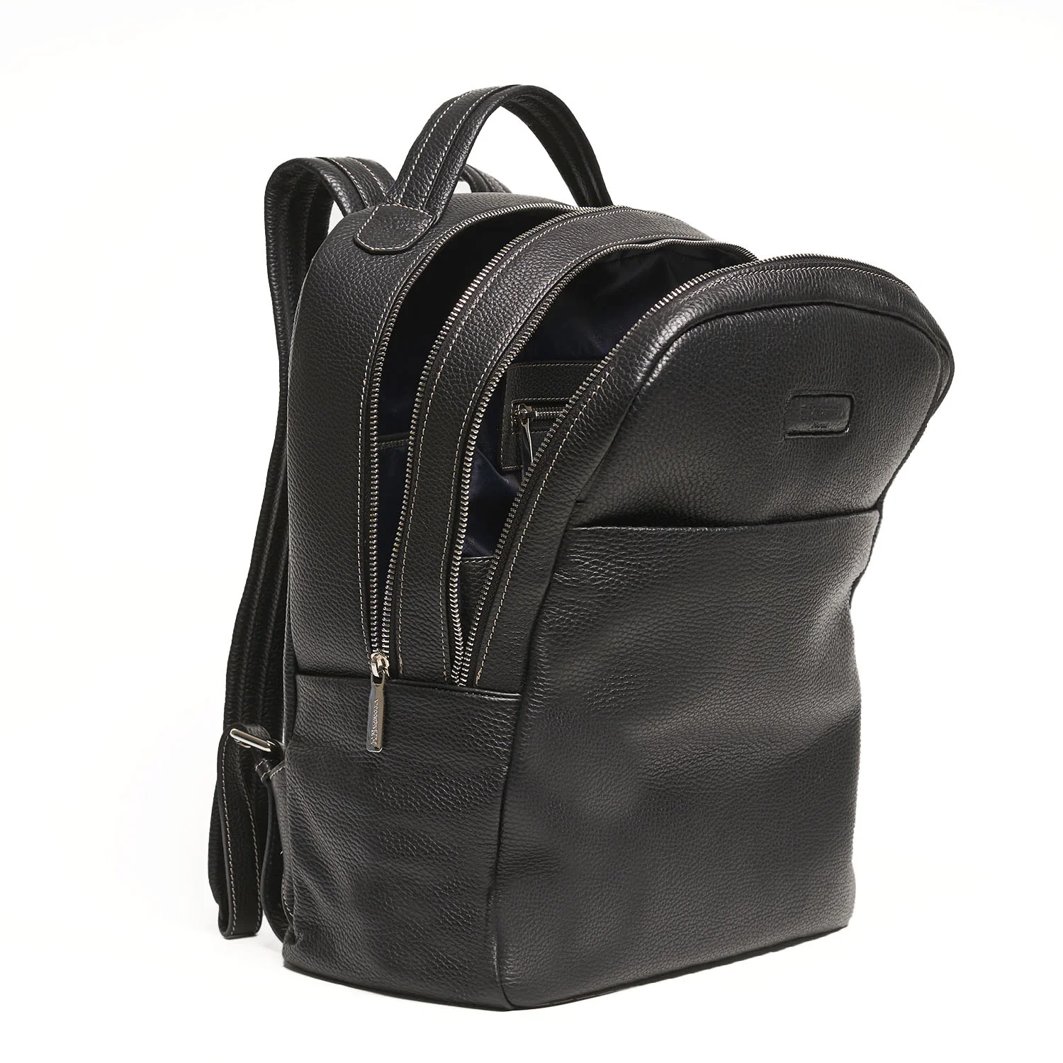 BACKPACK IN BLACK LEATHER - Image 5