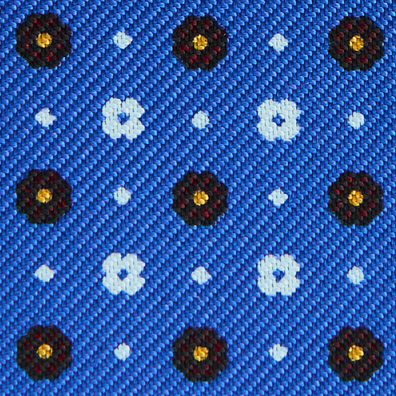 BLUETTE SILK AND LEATHER FOLDING CARD HOLDER - Image 3