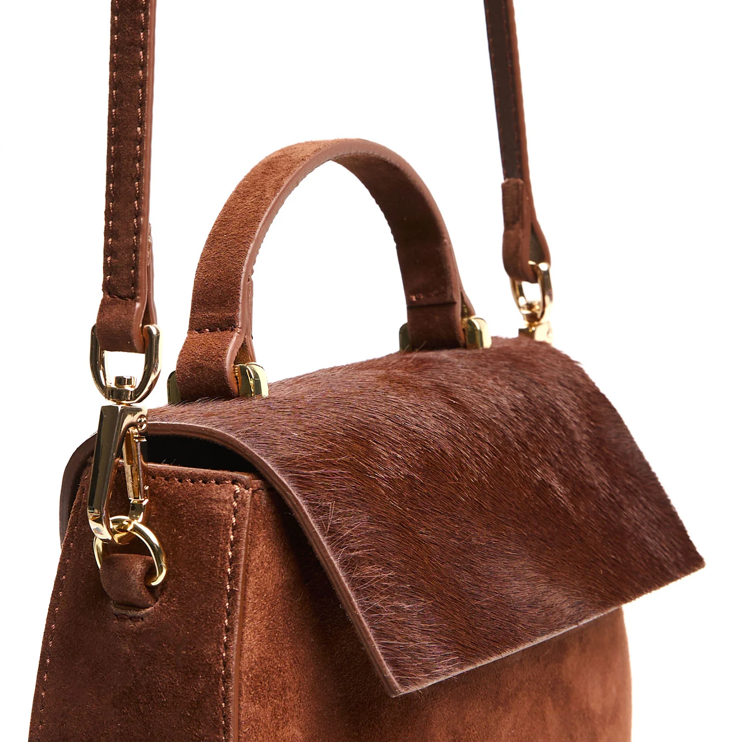 BROWN MINI CLEO BAG - Image 6