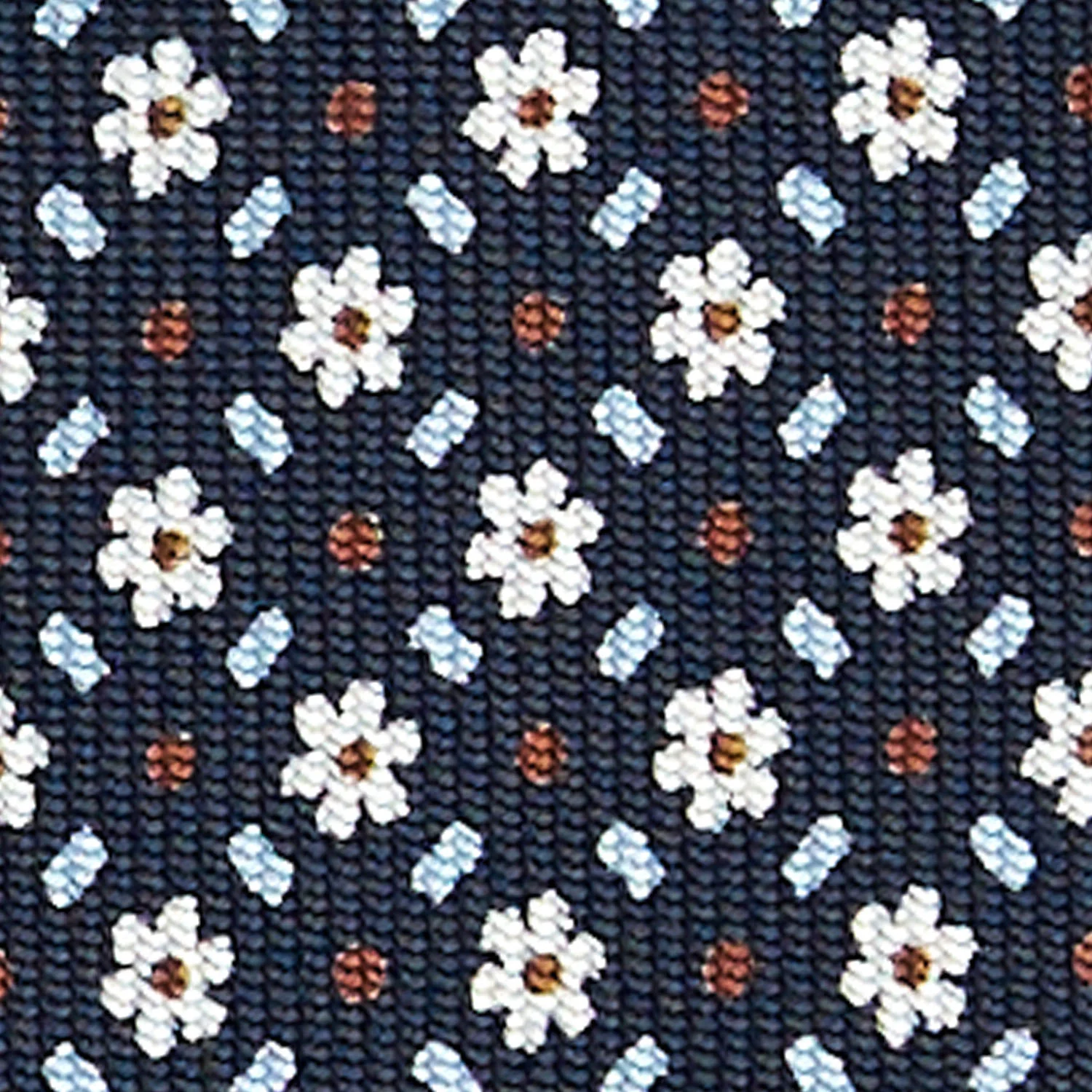 DARK BLUE SARTORIAL CLASSIC SILK TIE - Image 5