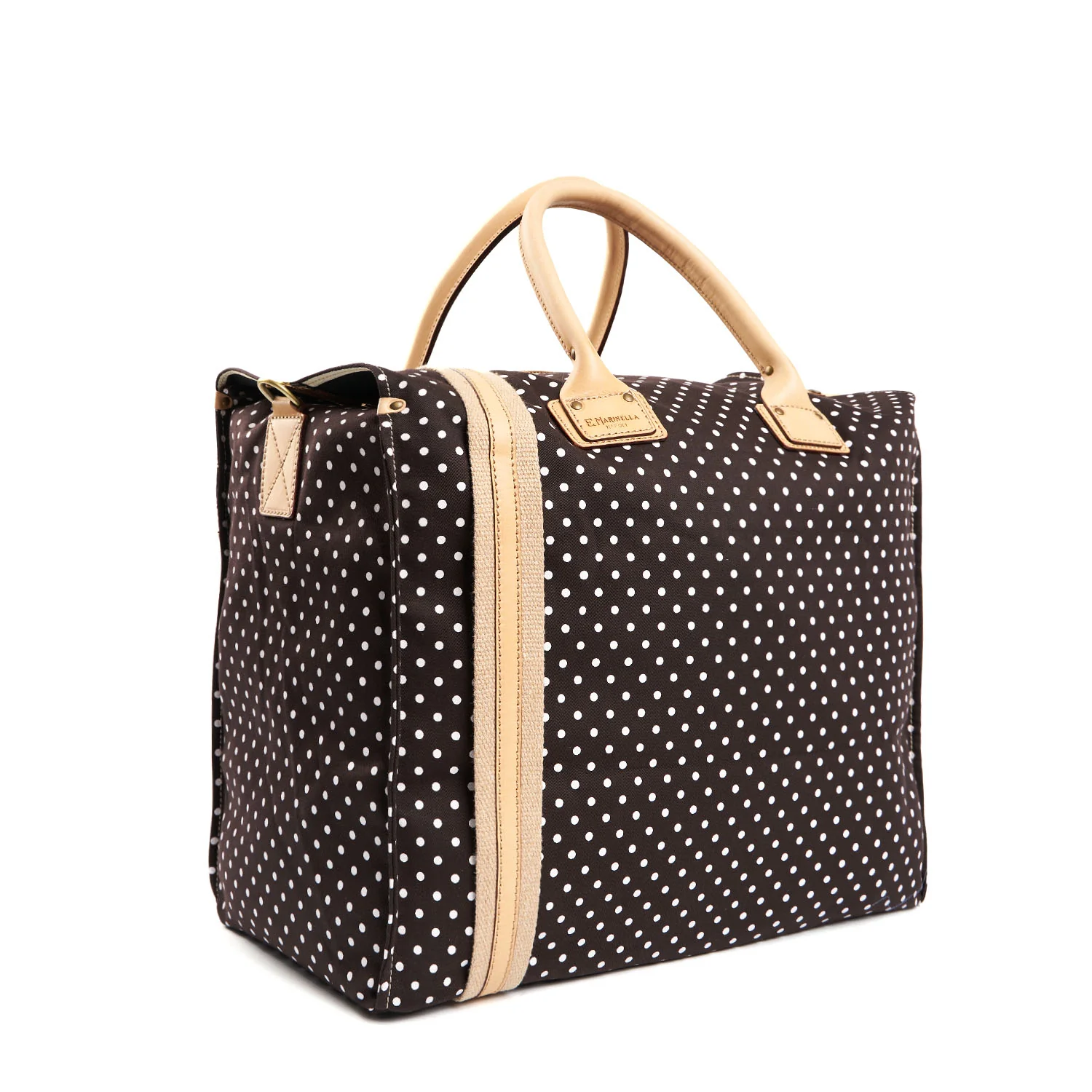 DARK BROWN DECOSTRUCTED WEEKEND BAG - Image 3