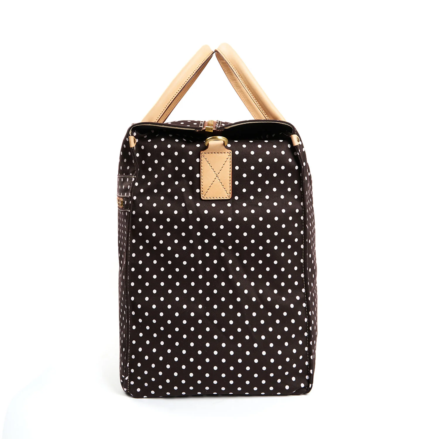 DARK BROWN DECOSTRUCTED WEEKEND BAG - Image 4