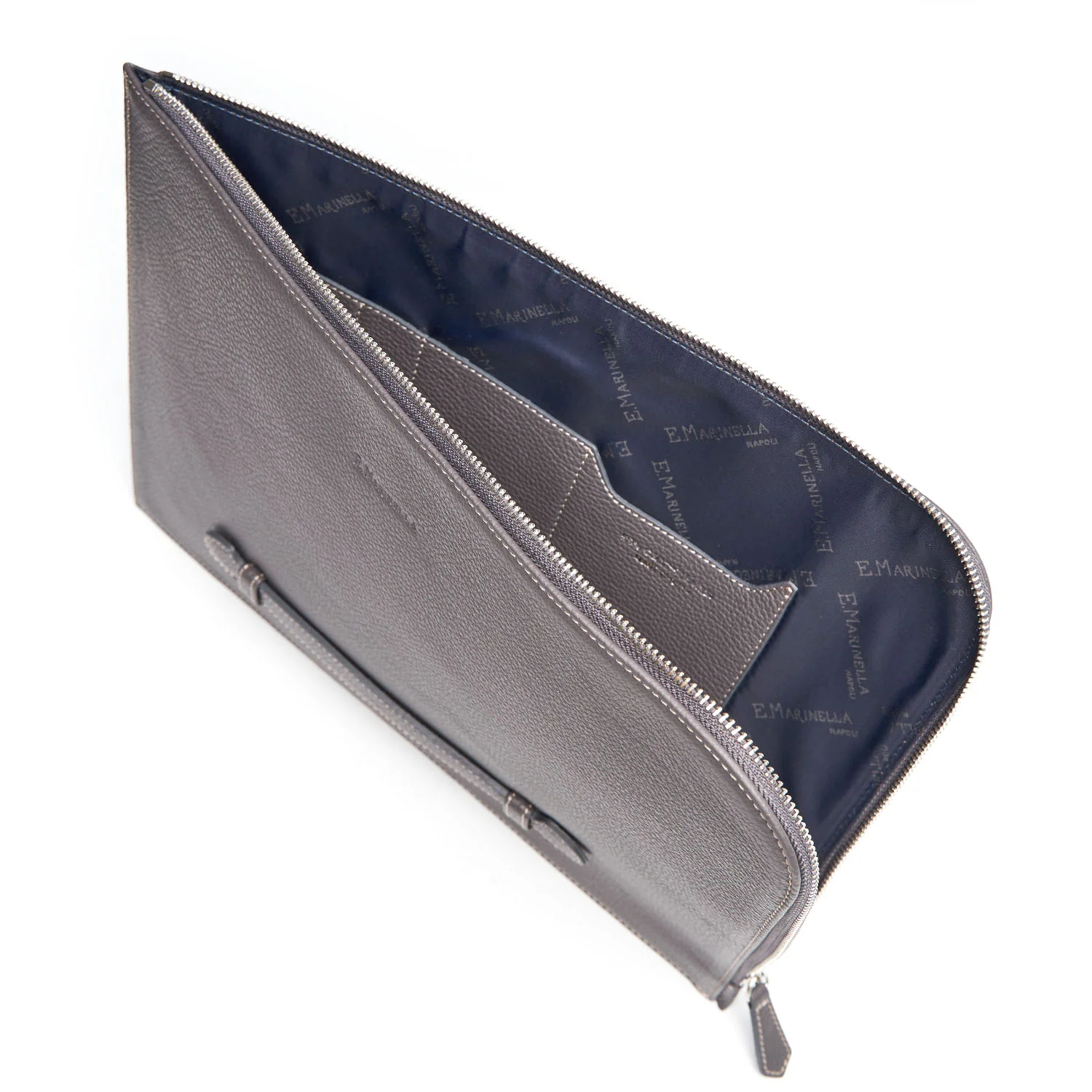 DARK GREY LEATHER PORTFOLIO - Image 4