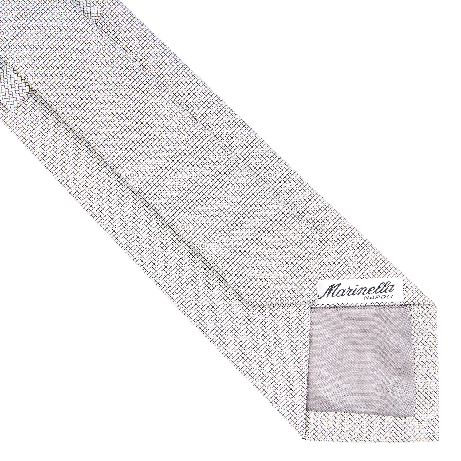 LIGHT GREY CEREMONIAL TIE - Image 4