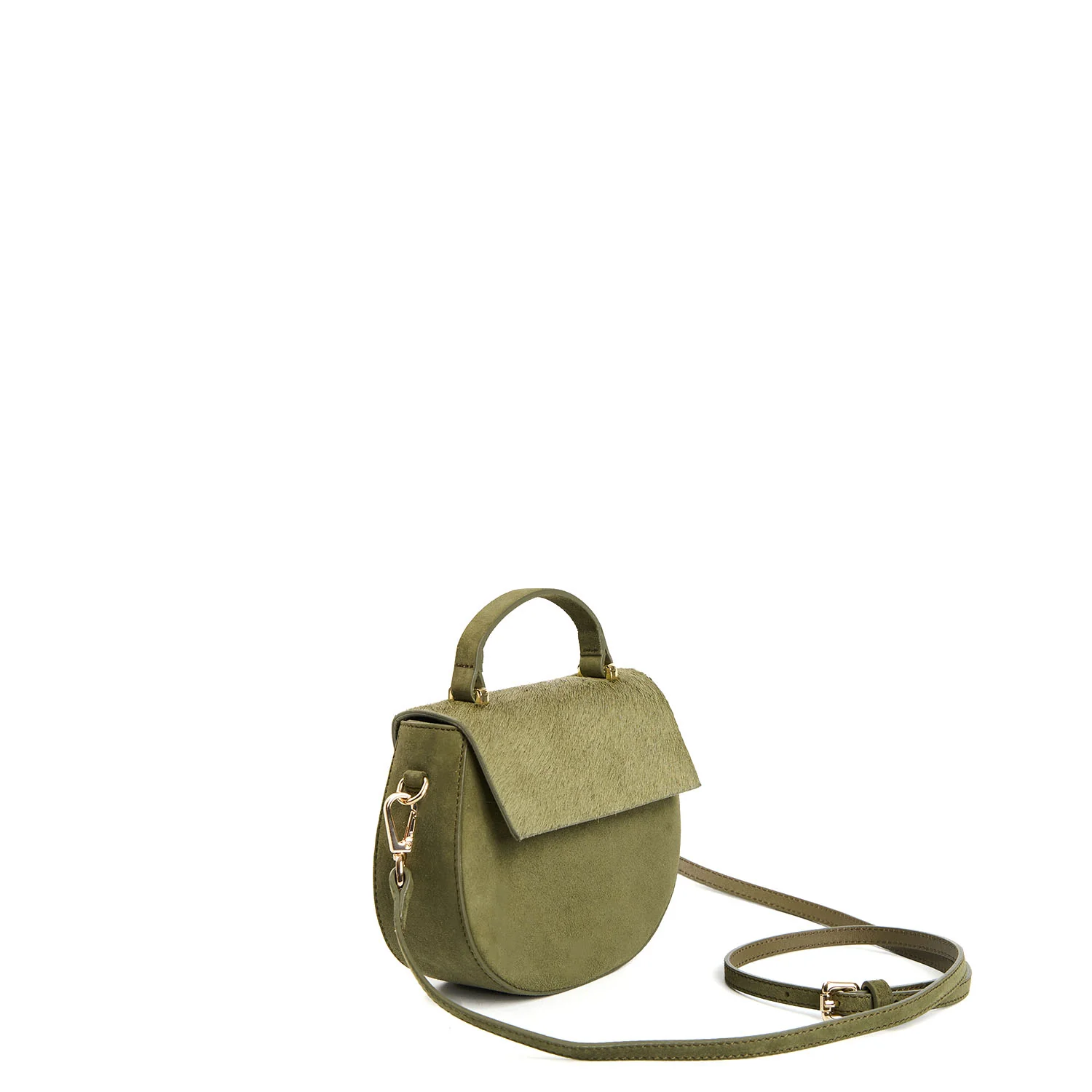 OLIVE GREEN MINI CLEO BAG - Image 4