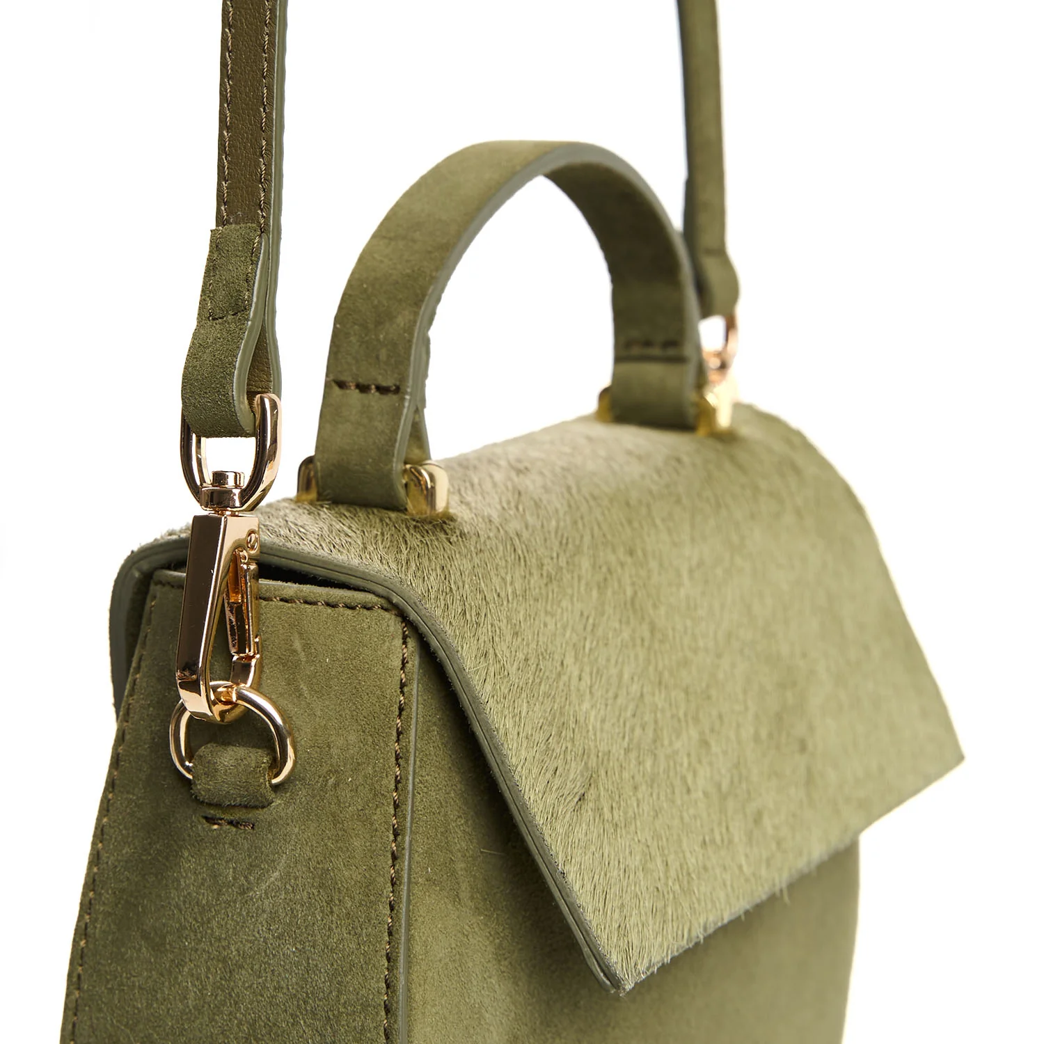 OLIVE GREEN MINI CLEO BAG - Image 6