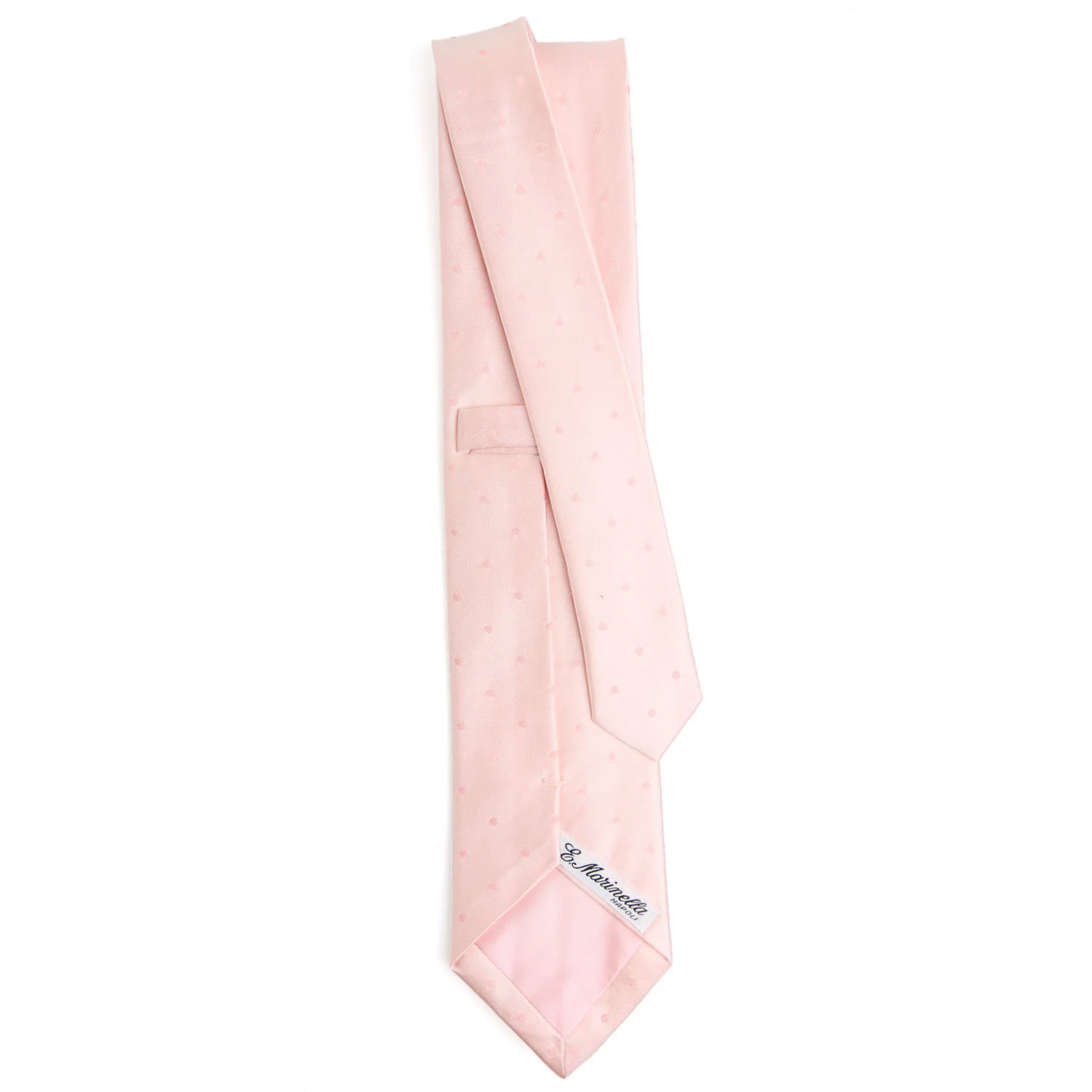 PINK CEREMONIAL SILK SATIN TIE - Image 3