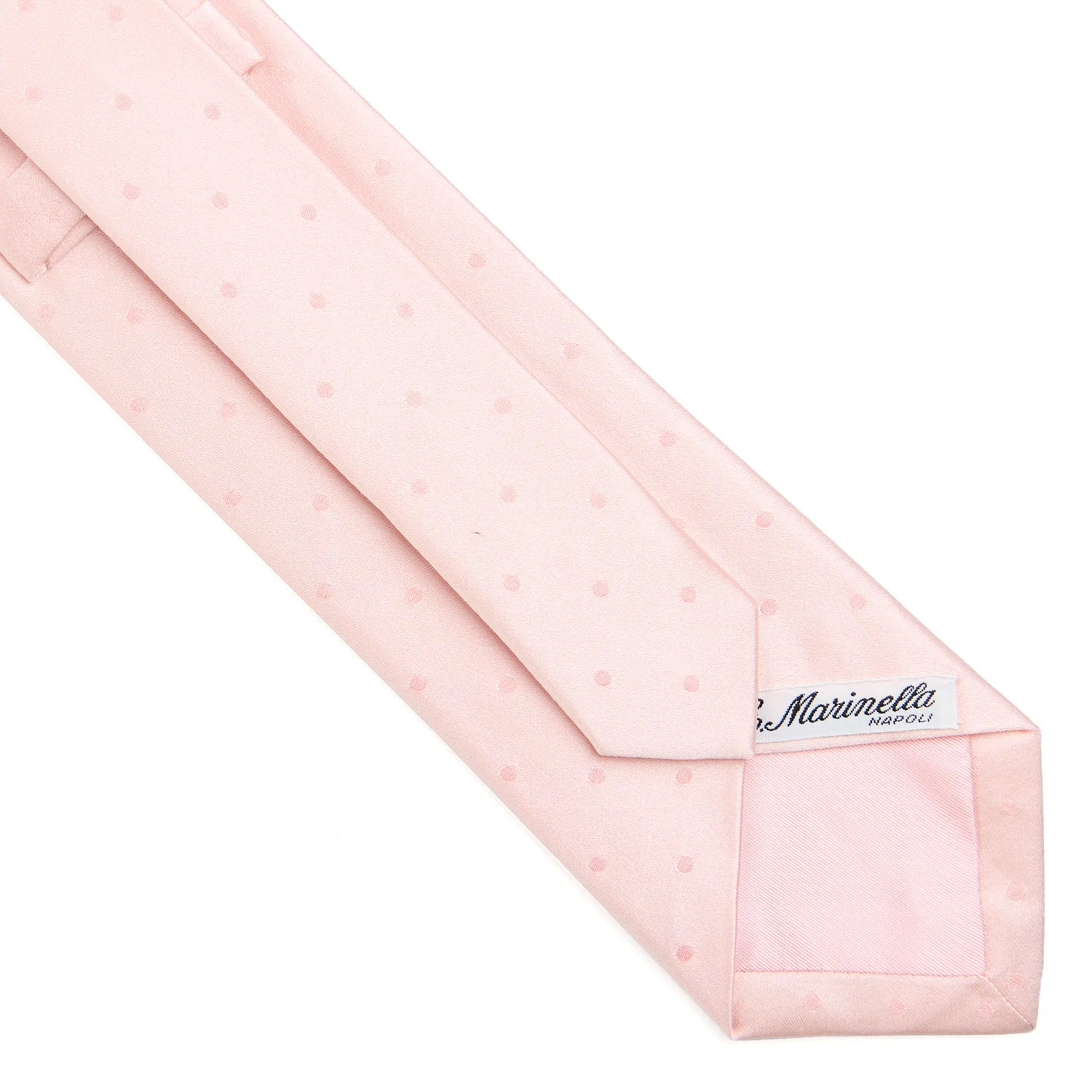 PINK CEREMONIAL SILK SATIN TIE - Image 4