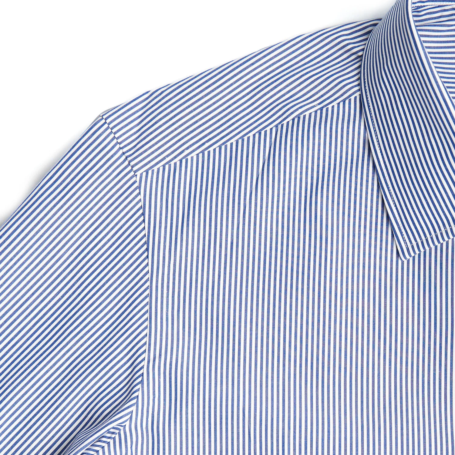 REGULAR WHITE AND BLUE STRIPED CLASSIC SHIRT - Image 6