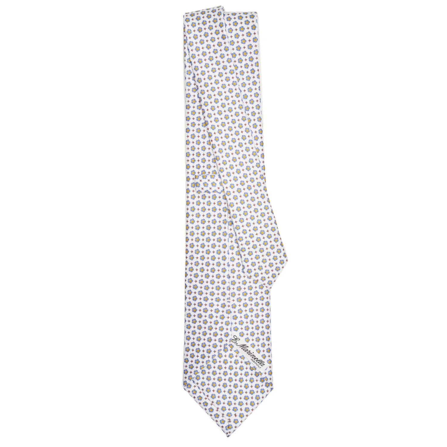 WHITE SARTORIAL CLASSIC SILK TIE - Image 3