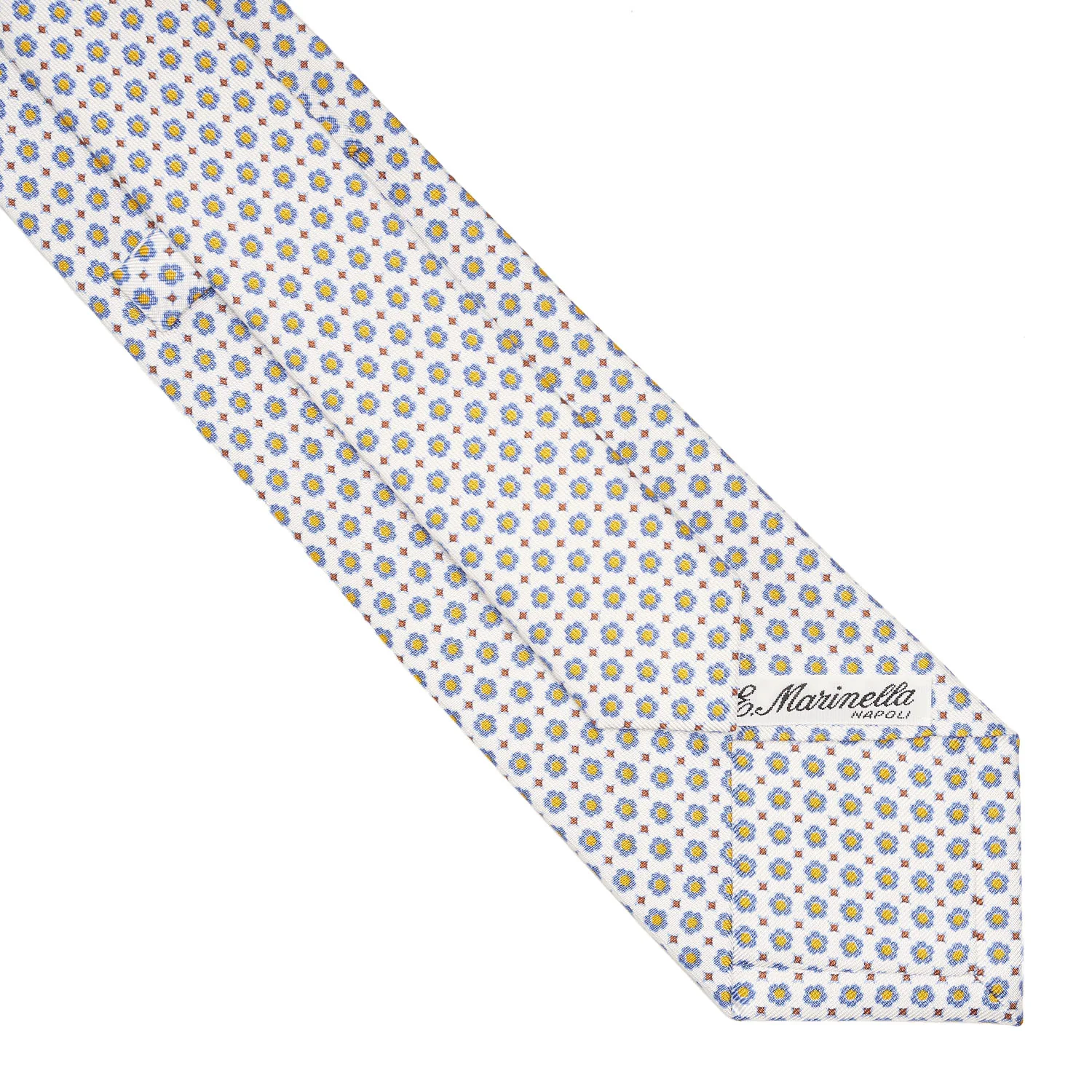 WHITE SARTORIAL CLASSIC SILK TIE - Image 4