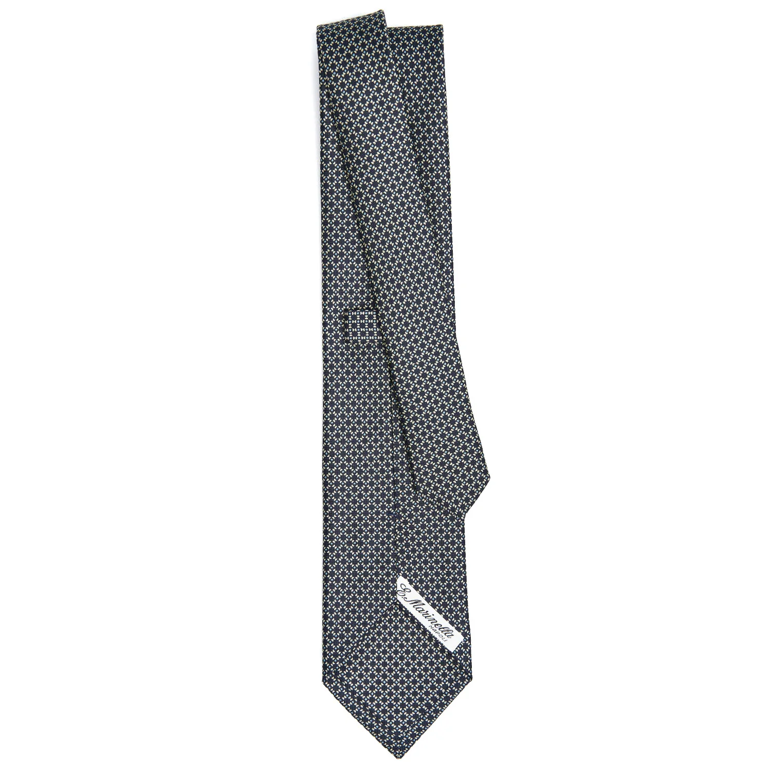 DARK BLUE SARTORIAL CLASSIC SILK TIE - Image 3