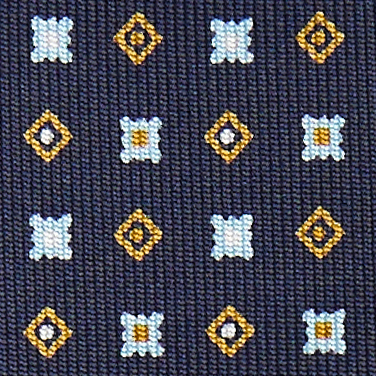 DARK BLUE SARTORIAL CLASSIC SILK TIE - Image 5