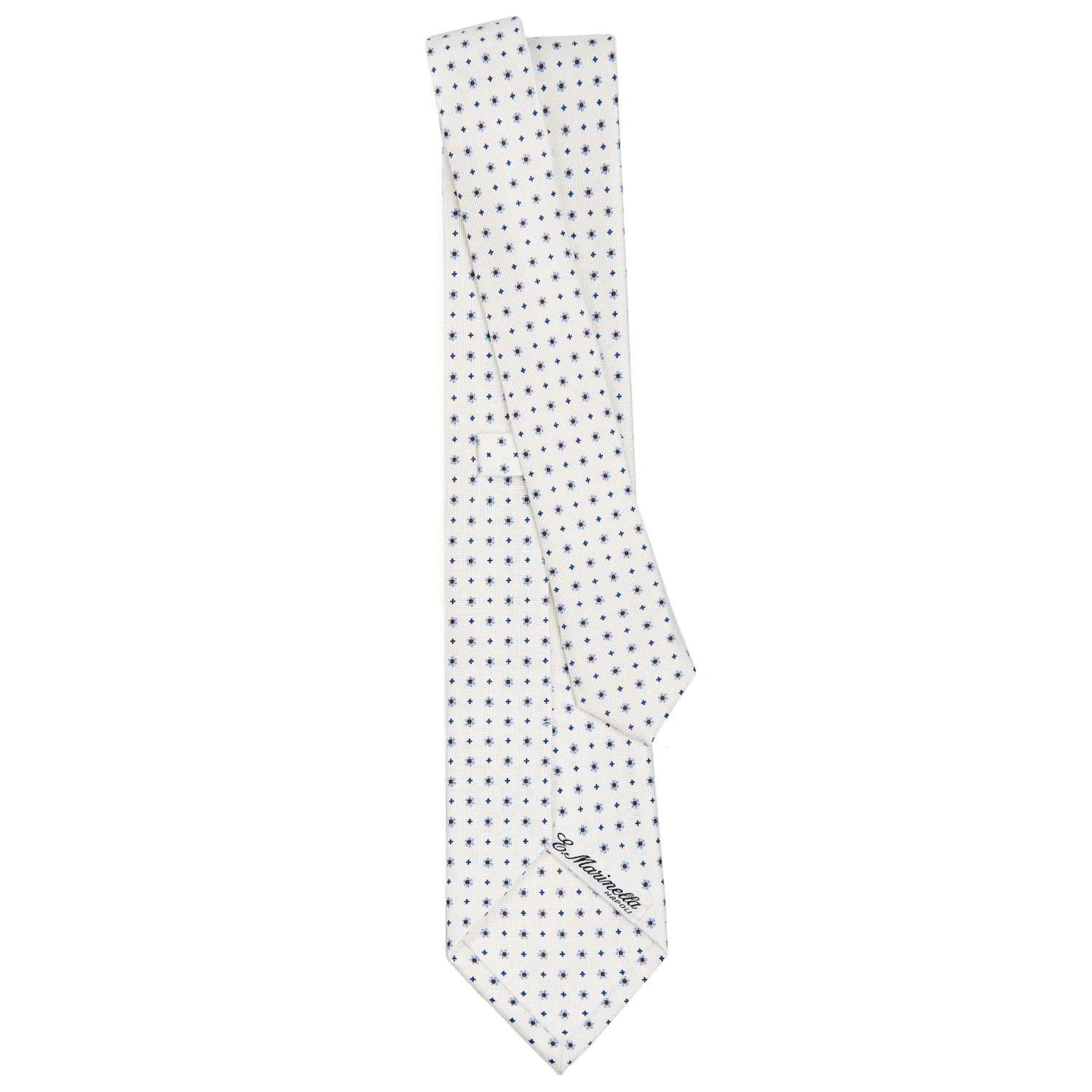 WHITE SARTORIAL CLASSIC SILK TIE - Image 3