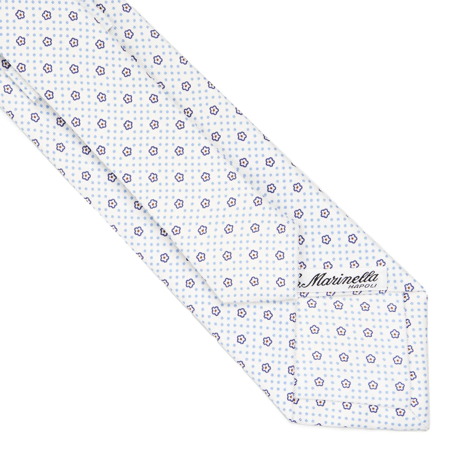 WHITE SARTORIAL CLASSIC SILK TIE - Image 4