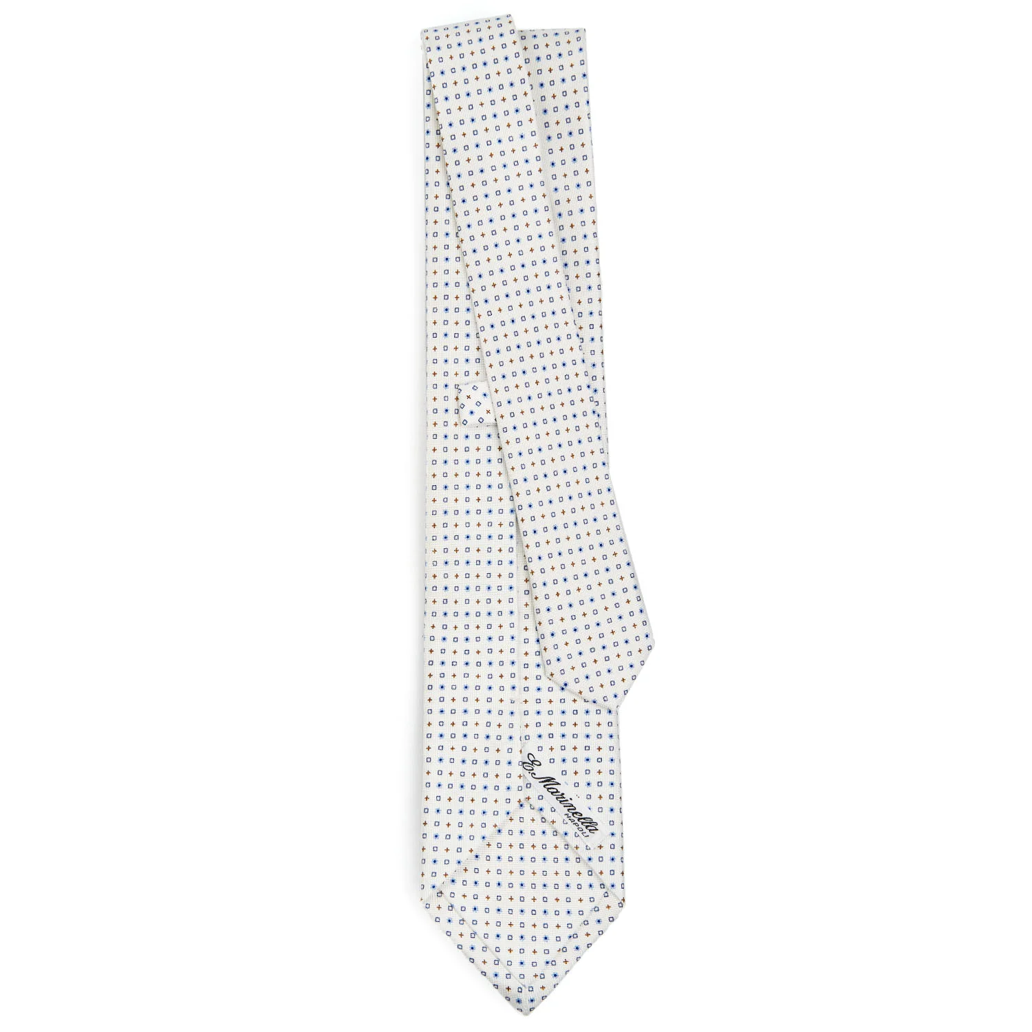 WHITE SARTORIAL CLASSIC SILK TIE - Image 3