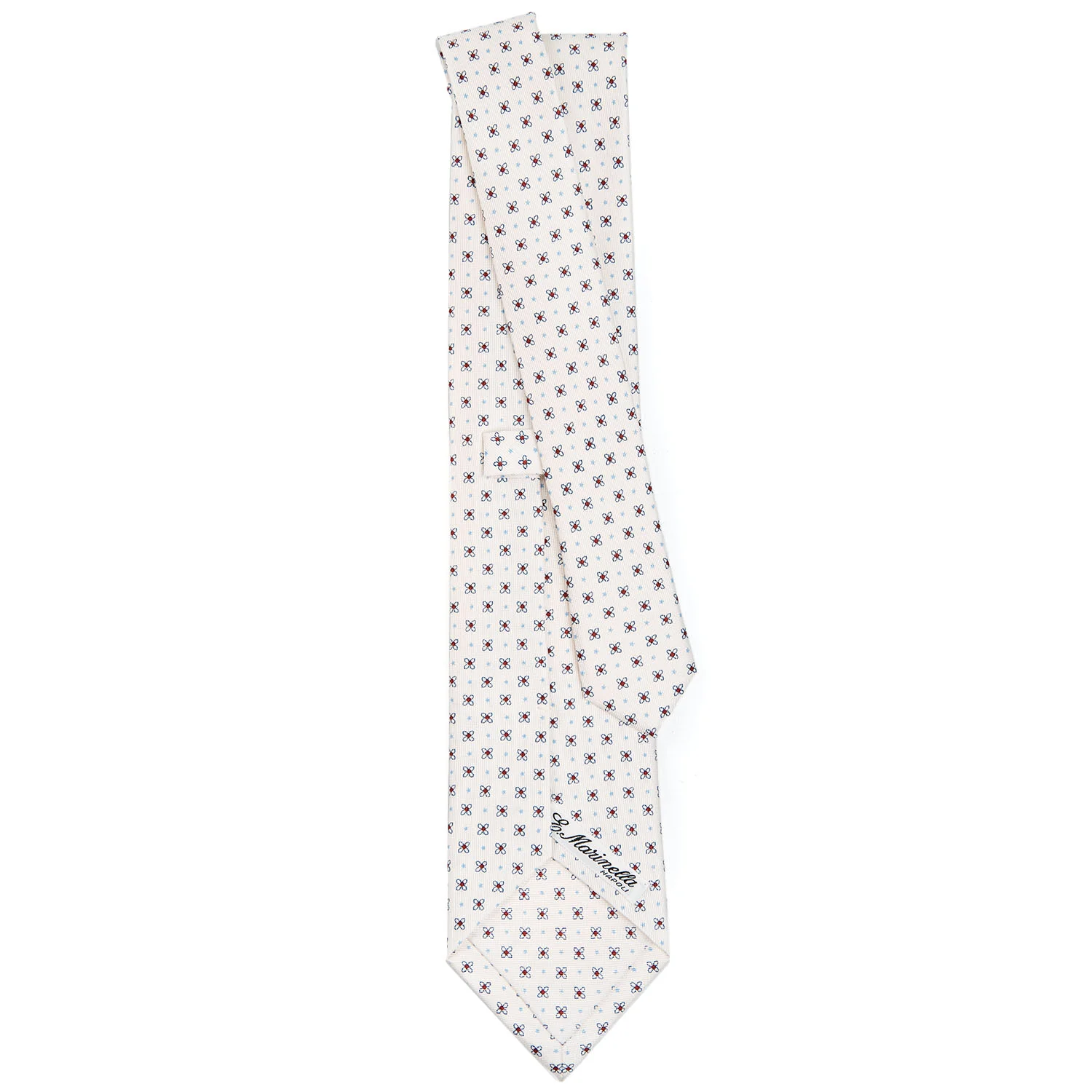WHITE SARTORIAL CLASSIC SILK TIE - Image 3