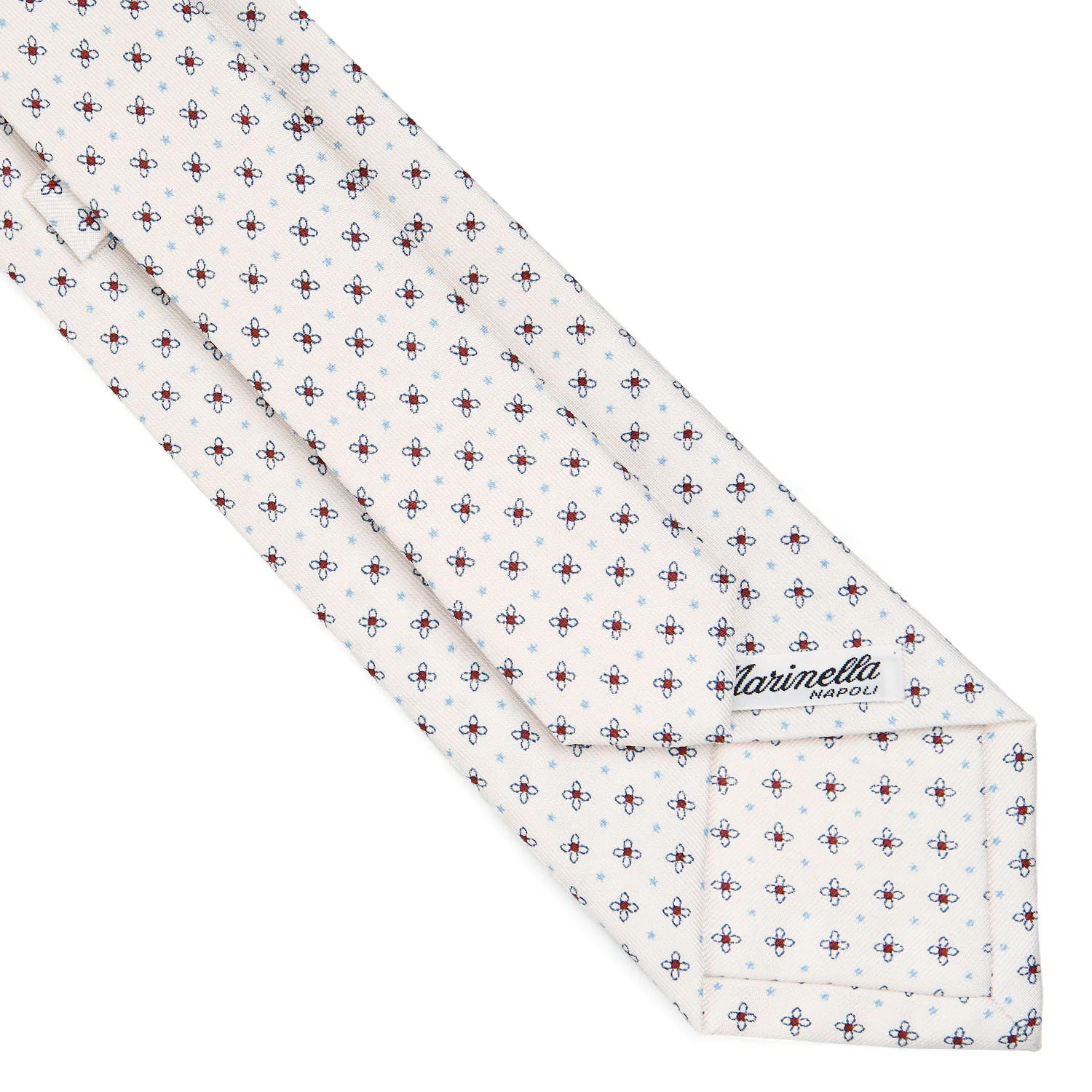 WHITE SARTORIAL CLASSIC SILK TIE - Image 4
