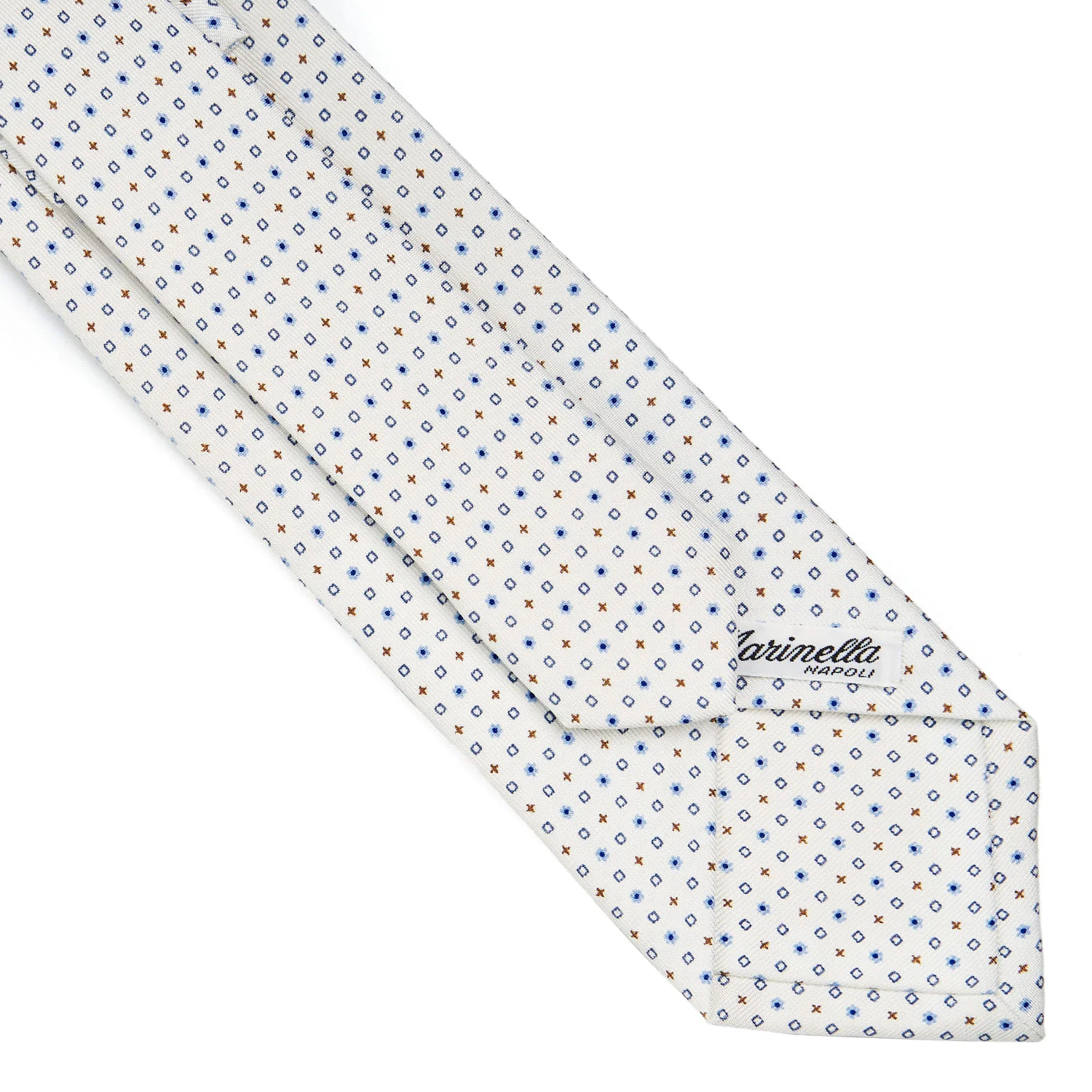 WHITE SARTORIAL CLASSIC SILK TIE - Image 4