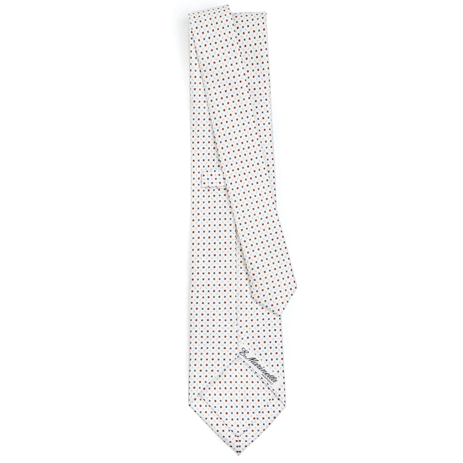 WHITE SARTORIAL CLASSIC SILK TIE - Image 3