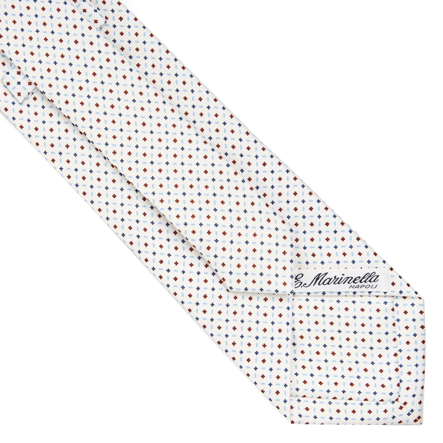 WHITE SARTORIAL CLASSIC SILK TIE - Image 4